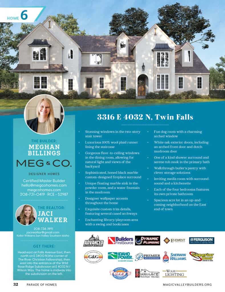 2025 Magic Valley Parade of Homes | Meg & Co house # 6 details 